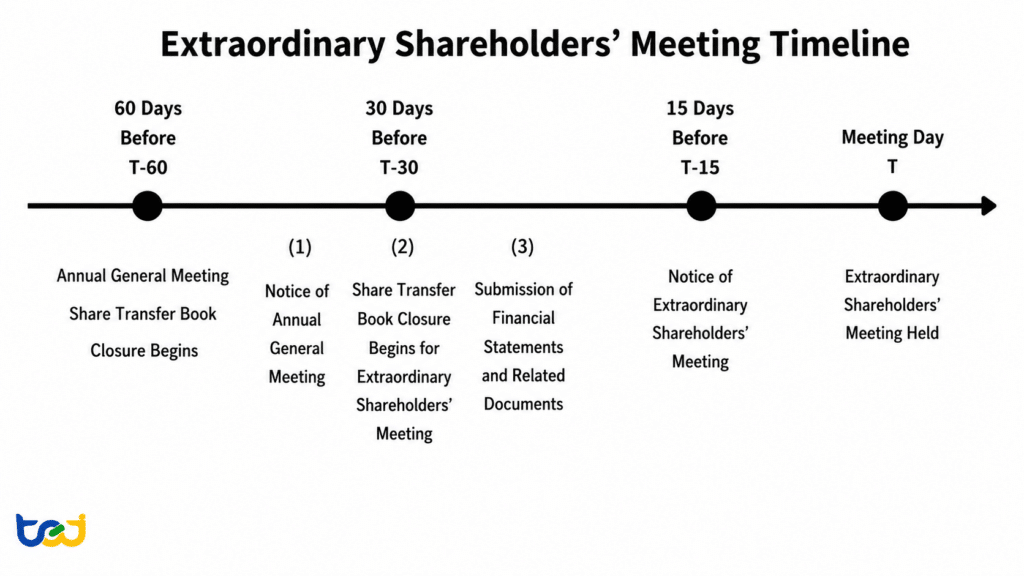Figure 2. Extraordinary Shareholders’ Meeting Timeline