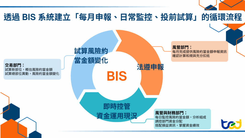 透過TEJ BIS系統建立日常維運及法遵申報工作
